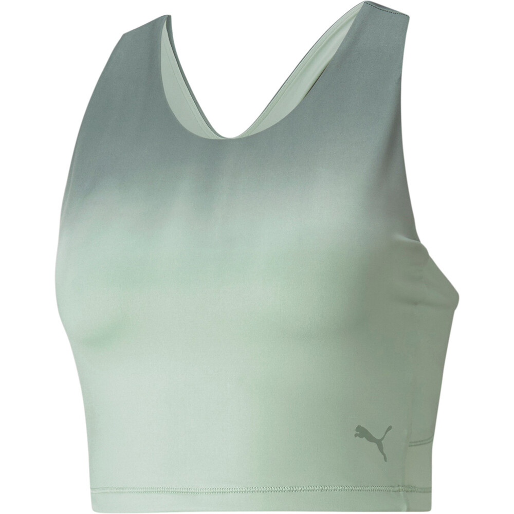 Puma Sujetador Yoga STUDIO Ombre Racerback Crop Top vista frontal