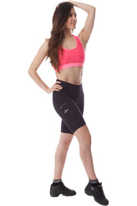 Ginadan pantalones y mallas cortas fitness mujer Ginadan Bermuda Pocket Meryl vista frontal