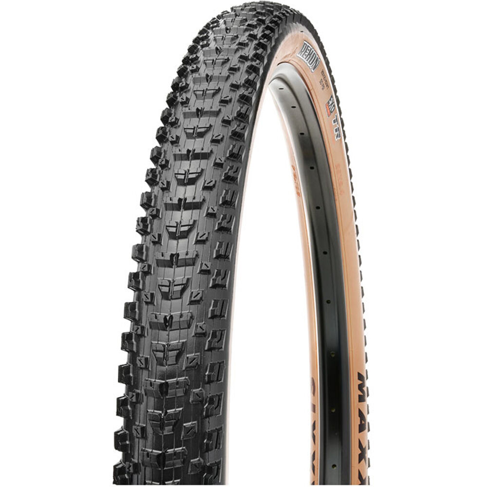 Maxxis cubiertas mtb REKON PLUS27.5X2.80FOLDA.3CT/EXO/TR/TANW vista frontal