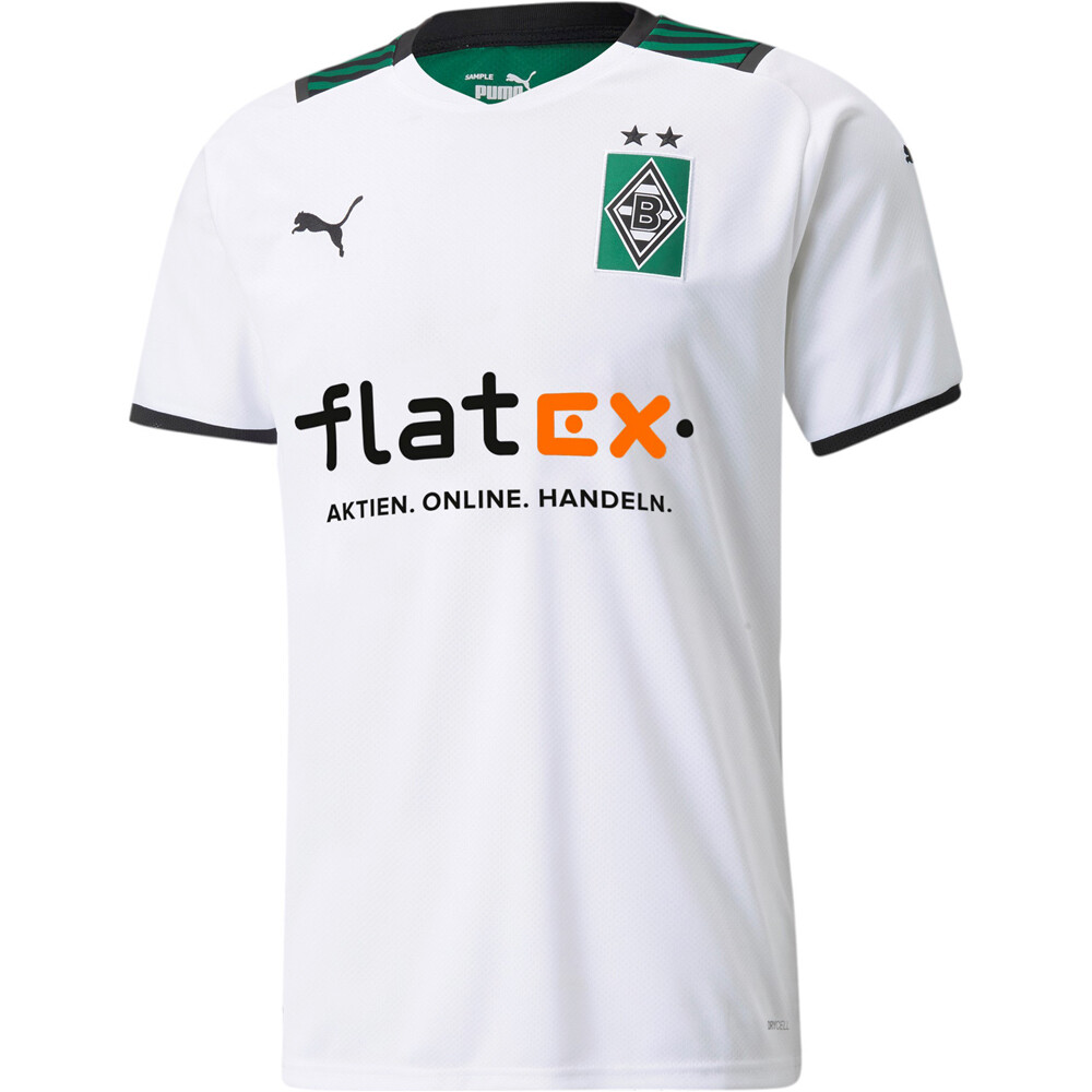 Camiseta de fútbol oficiales borussia.m 22 home shirt replica w/ sponsor