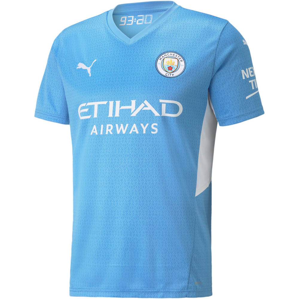 Camiseta de fútbol oficiales m.city 22 home shirt replica  with sponsor logo