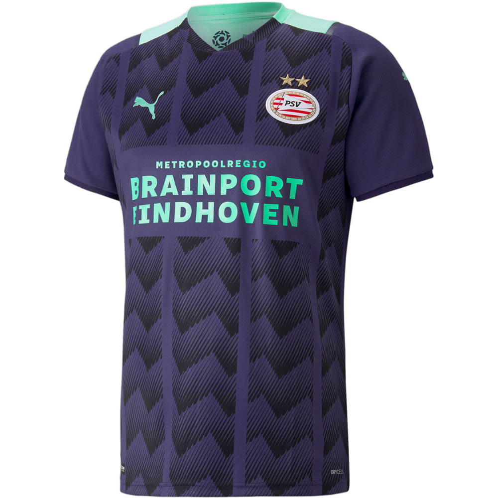 Camiseta de fútbol oficiales psv 22 away shirt replica