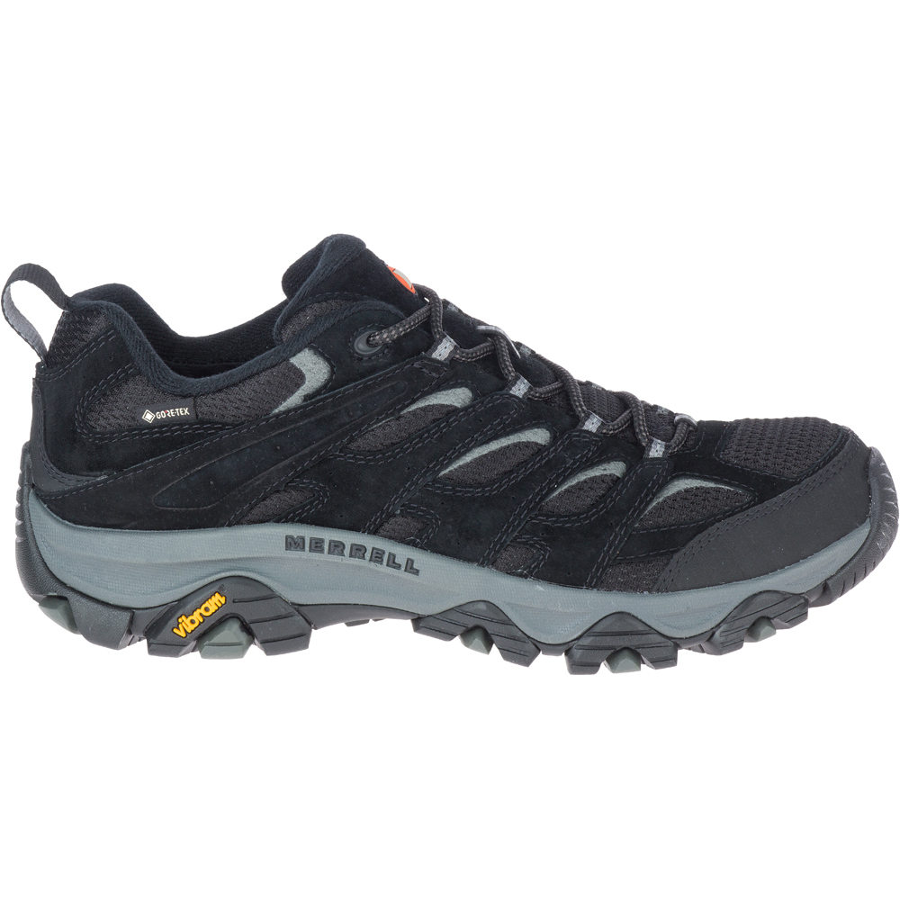 Moab 3 gore-tex zapatilla trekking hombre Negro (49)