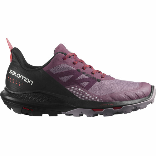 Salomon OUTPULSE GORE TEX granate Zapatillas Trekking Mujer