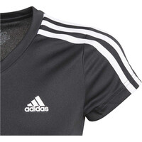 adidas camiseta manga corta niña Designed 2 Move 3 bandas 03