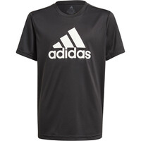 adidas camiseta manga corta niño Designed To Move Big Logo vista frontal