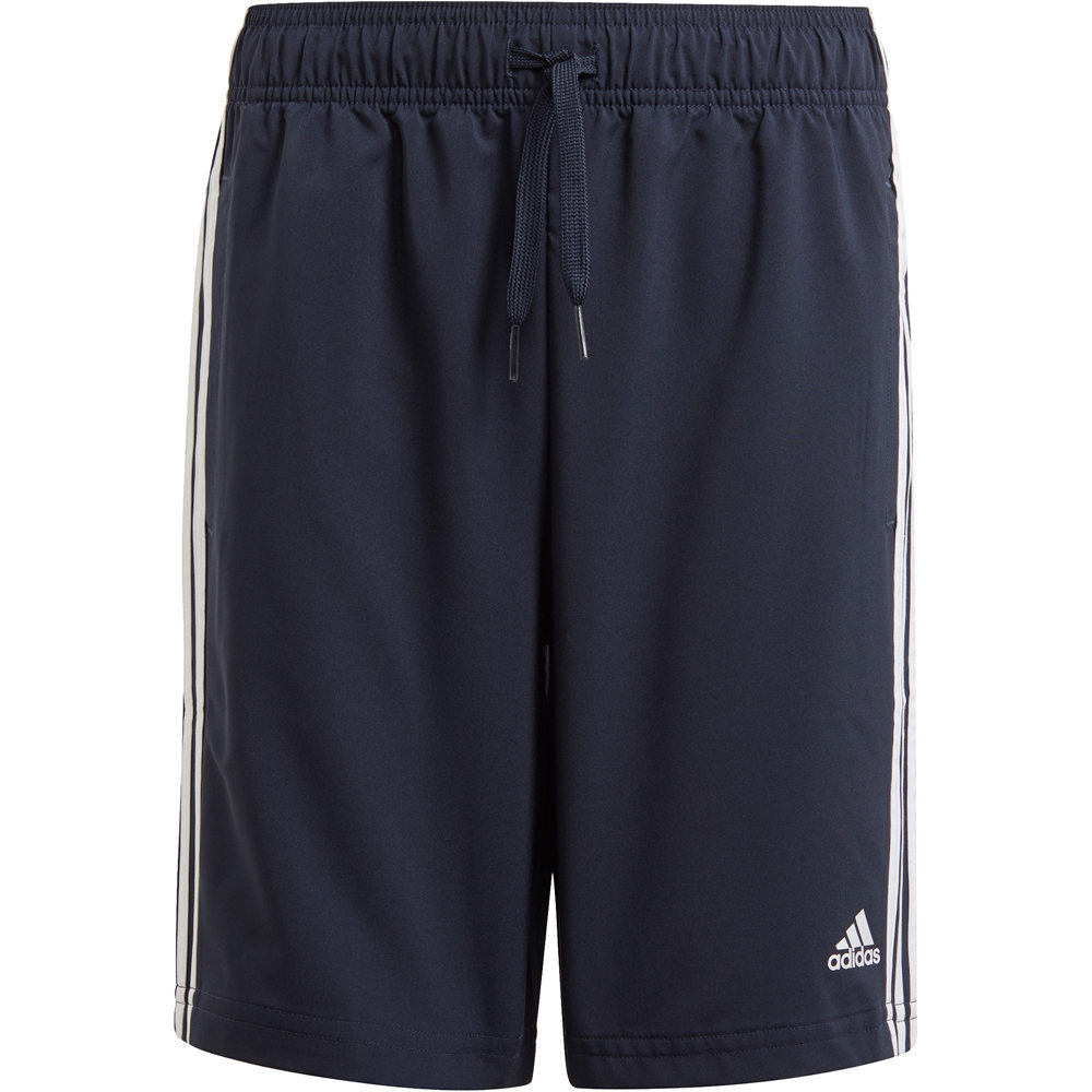 adidas bermuda niño Essentials Chelsea 3 bandas vista frontal