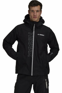 adidas chaqueta impermeable hombre Terrex GORE-TEX Paclite impermeable vista frontal