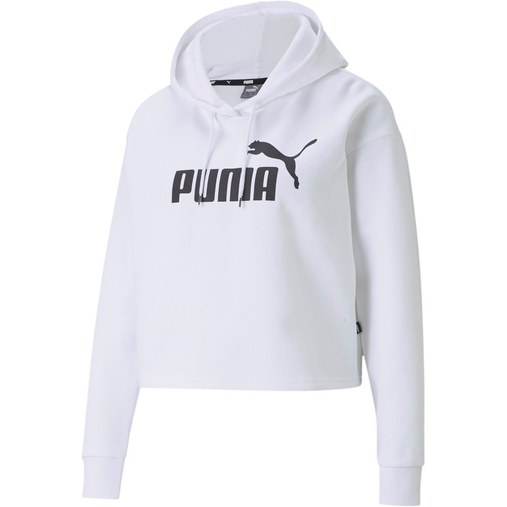 Puma sudadera mujer ESS CROPPED LOGO HOODIE FL vista frontal