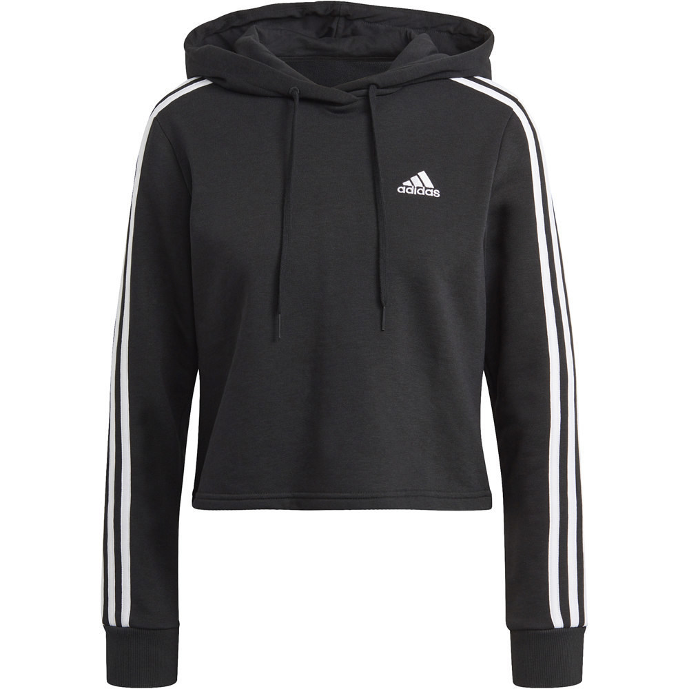 adidas sudadera mujer Essentials Cropped 3 bandas 04