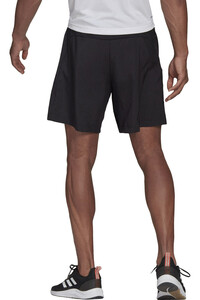 adidas pantalón corto fitness hombre AEROREADY Designed 2 Move Woven Sport vista trasera