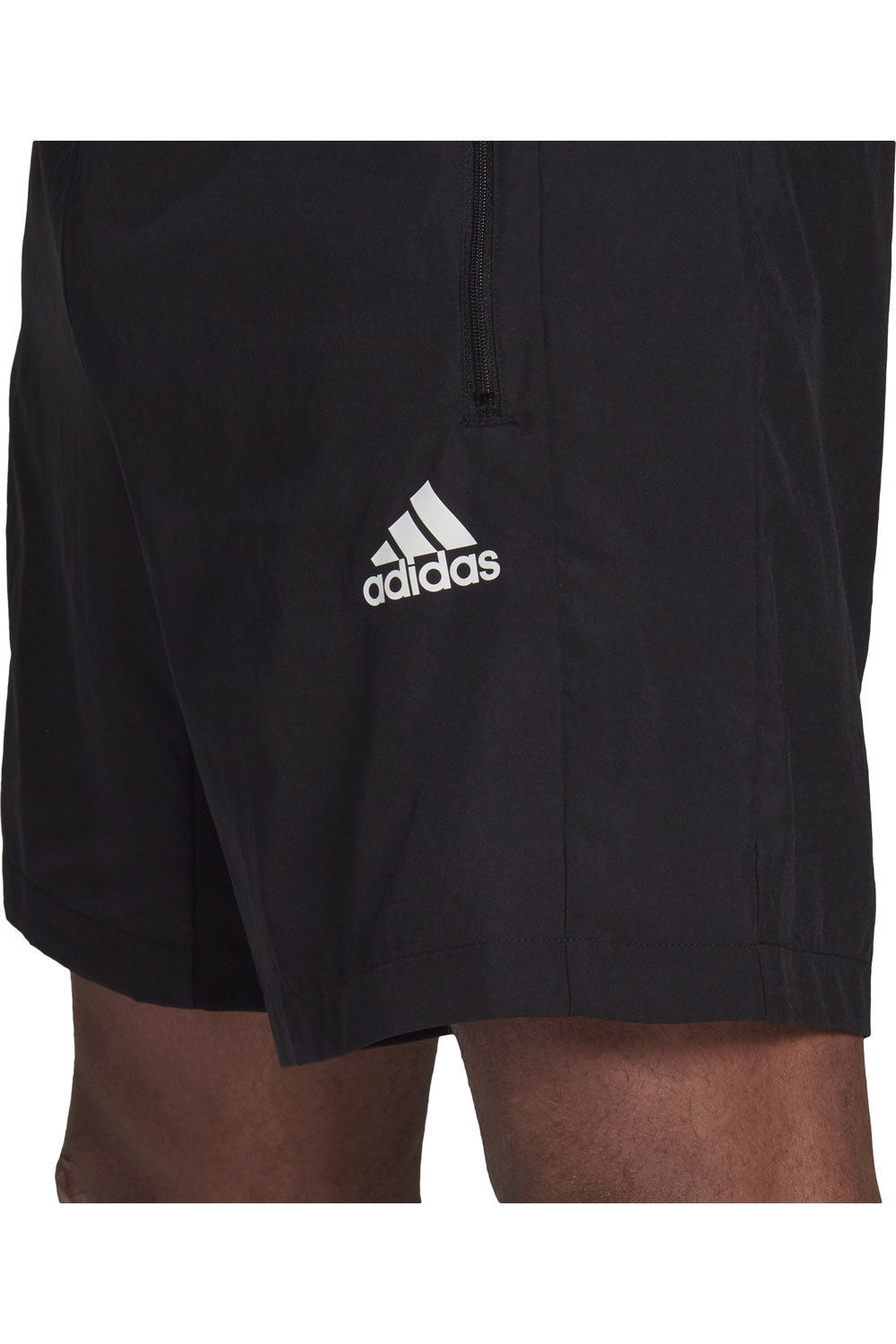 adidas pantalón corto fitness hombre AEROREADY Designed 2 Move Woven Sport vista detalle