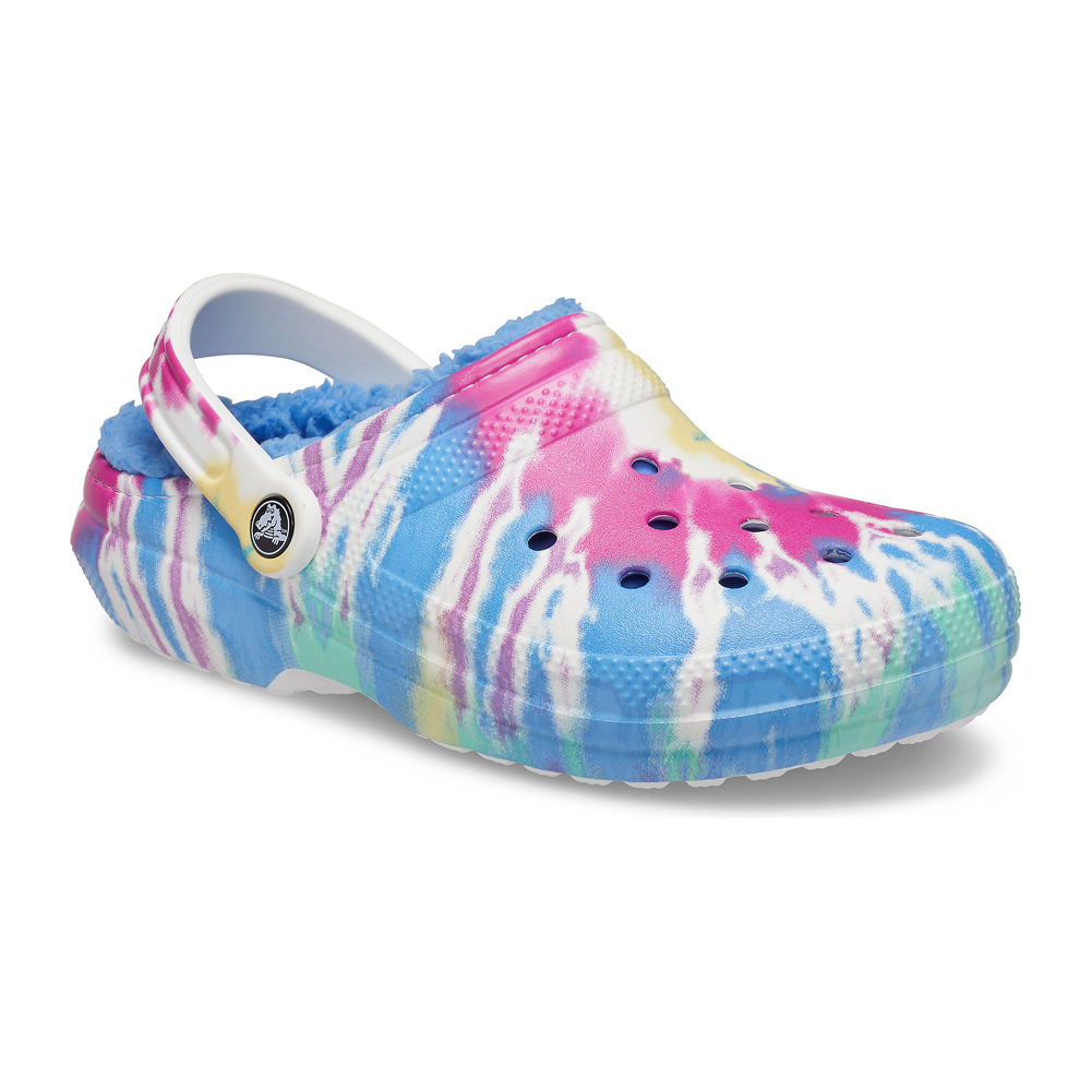 Crocs zueco hombre Classic Lined Tie Dye Clog lateral interior