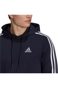 adidas sudadera hombre Essentials 3 bandas (con capucha) vista detalle