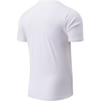 New Balance camiseta manga corta hombre ESSENTIALS STACKED LOGO vista trasera