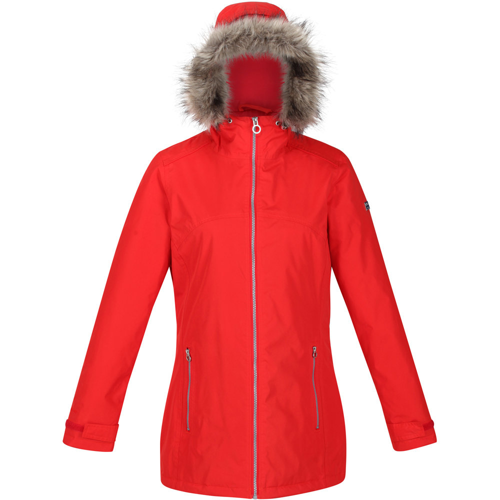 Myla chaqueta impermeable insulada mujer Rojo (12)