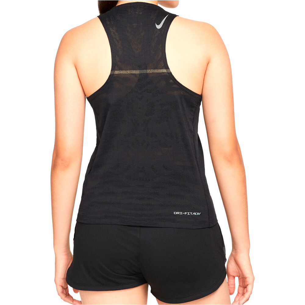 Nike camiseta técnica tirantes mujer W NK DFADV RUN DVN ENG TANK vista trasera