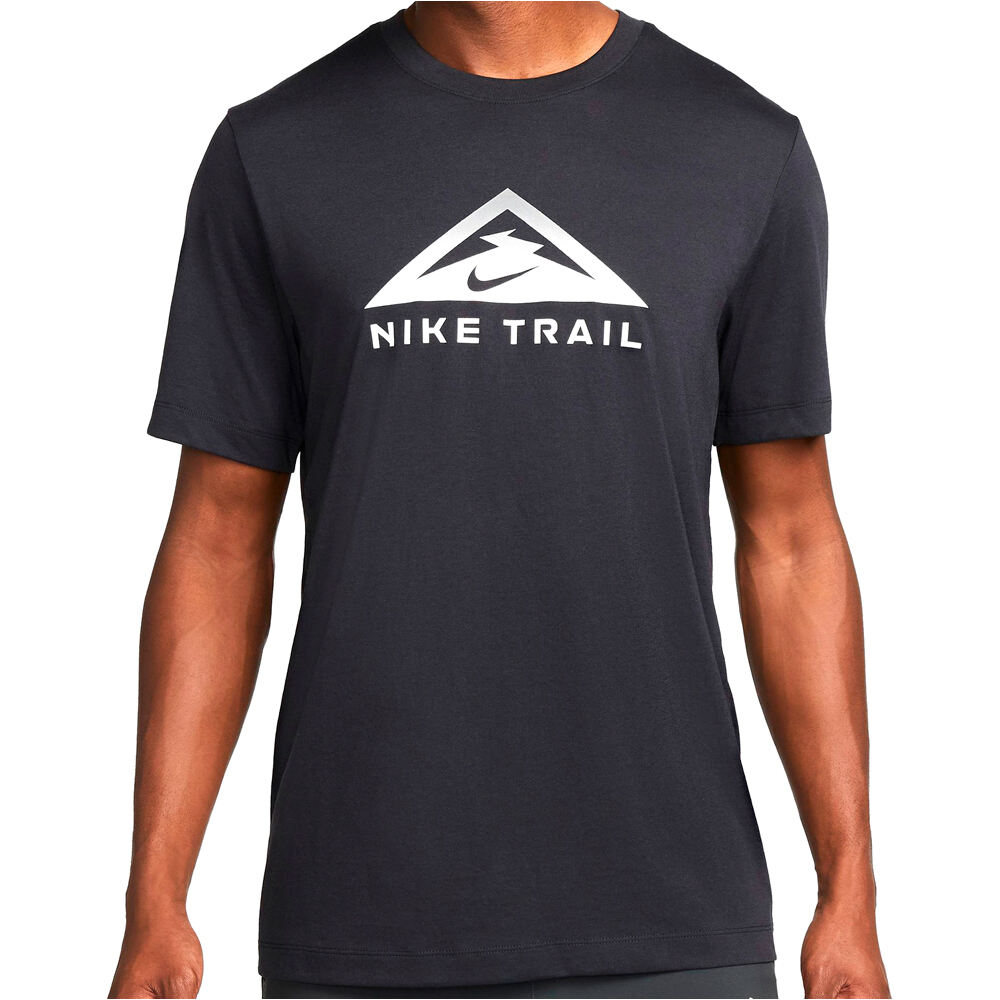 Nike camisetas trail running manga corta hombre DF TEE DB TRAIL vista frontal