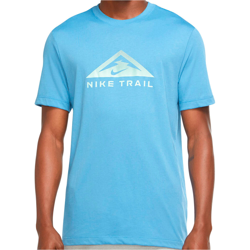 Nike camisetas trail running manga corta hombre U NK DF TEE DB TRAIL vista frontal