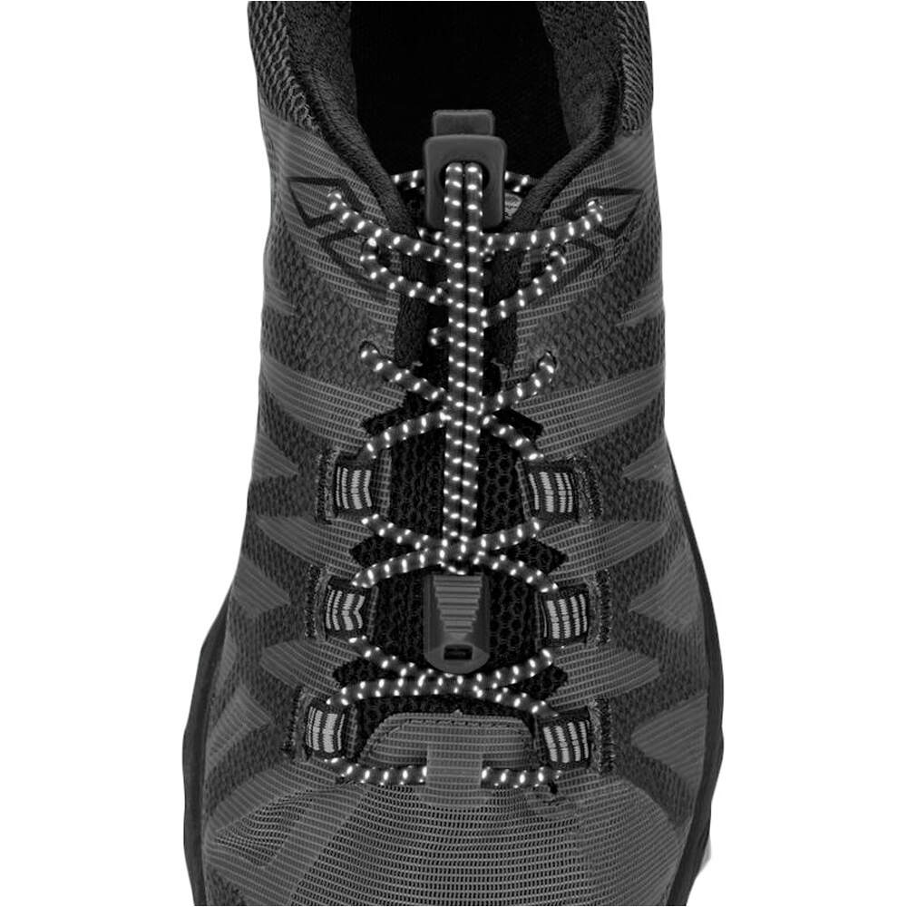 Nathan brazalete reflectante Reflective Run Laces vista frontal