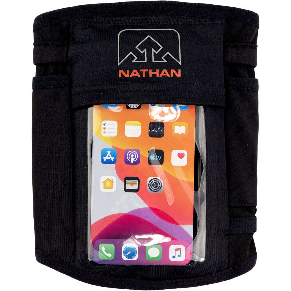 Nathan brazalete Vista Smartphone Arm Sleeve Carrier vista frontal