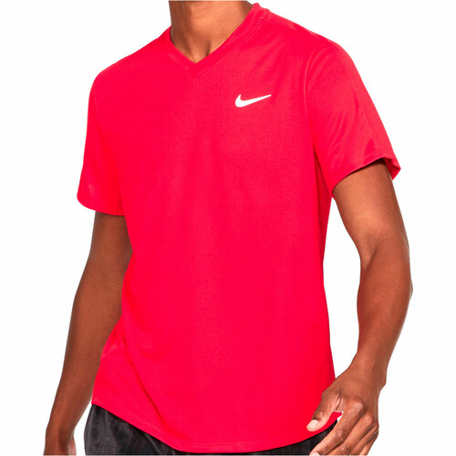 Nike Nkct Df Vctry Top rojo camiseta tenis corta hombre | Forum Sport