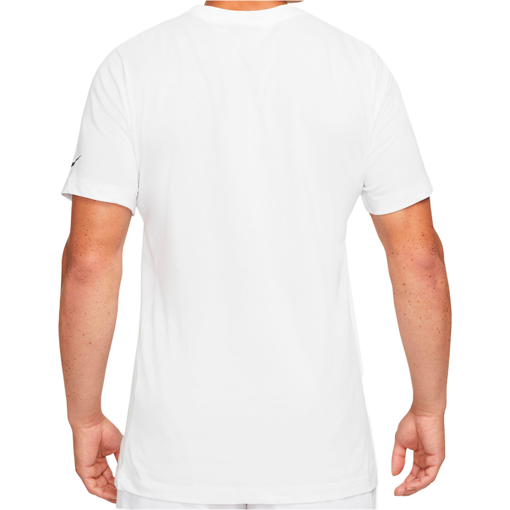 Nike camiseta tenis manga corta hombre M NKCT DF TEE RAFA SSNL vista trasera