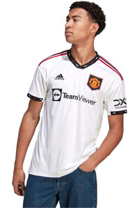 adidas camiseta de fútbol oficiales Manchester United FC vista frontal