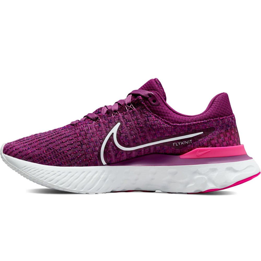 Nike zapatilla running mujer W REACT INFINITY RUN FK 3 lateral interior