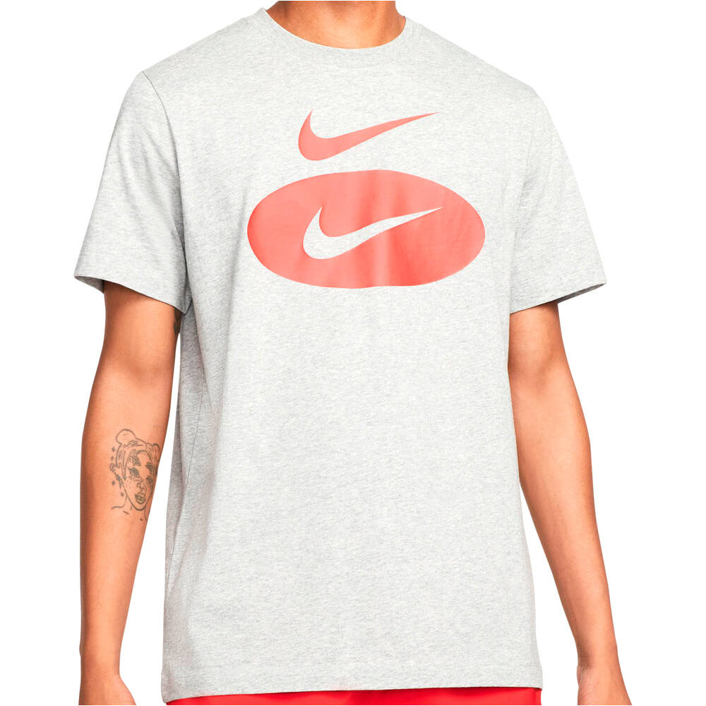 Nike camiseta manga corta hombre M NSW SWOOSH OVAL HBR TEE vista frontal