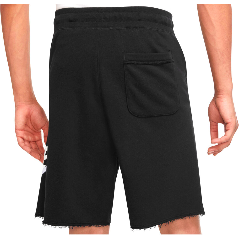 Nike bermudas hombre CLUB FT ALUMNI SHORT vista trasera