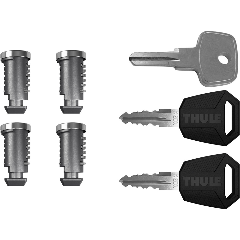 Thule sistema one key 4 packs bombines varios portaequipajes