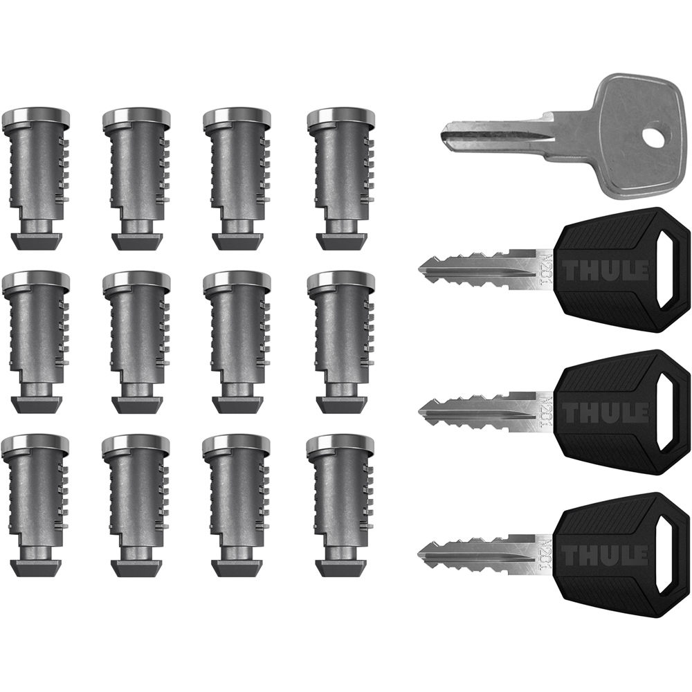 Thule sistema one key 12 packs varios portaequipajes