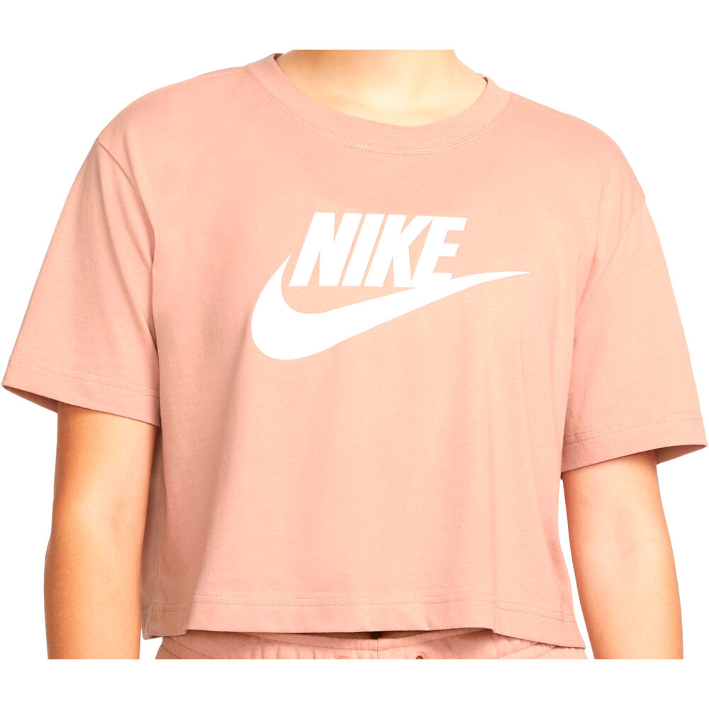 Nike camiseta manga corta mujer W NSW TEE ESSNTL CRP ICN FTR vista frontal