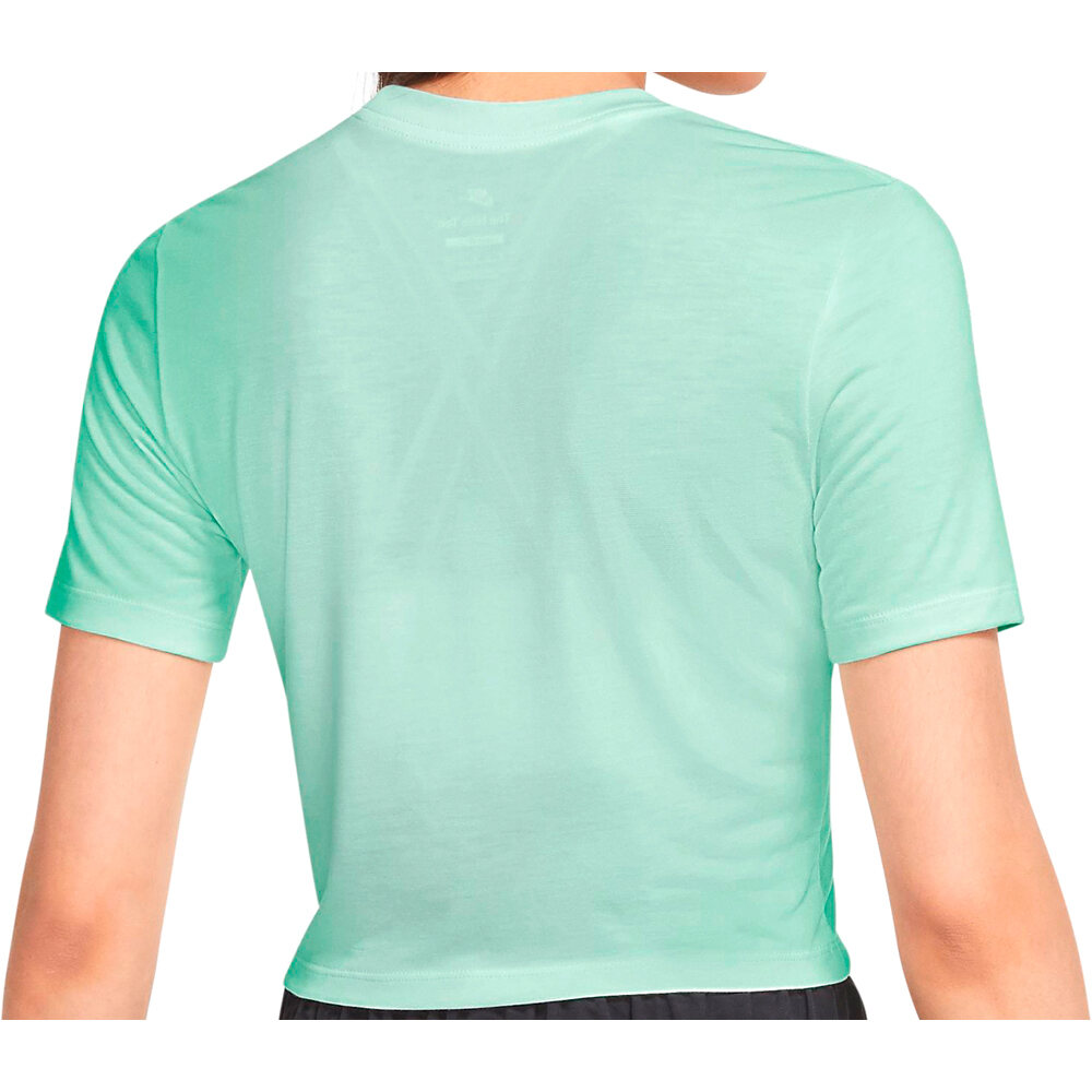 Nike camiseta manga corta mujer W NSW TEE SLIM CRP AIR vista trasera