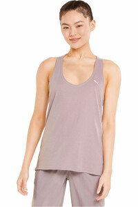 Puma camiseta tirantes fitness mujer STUDIO FOUNDATION RE vista frontal