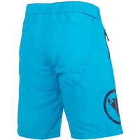 Endura culotte corto niño Short MT500JR con culote interior vista trasera