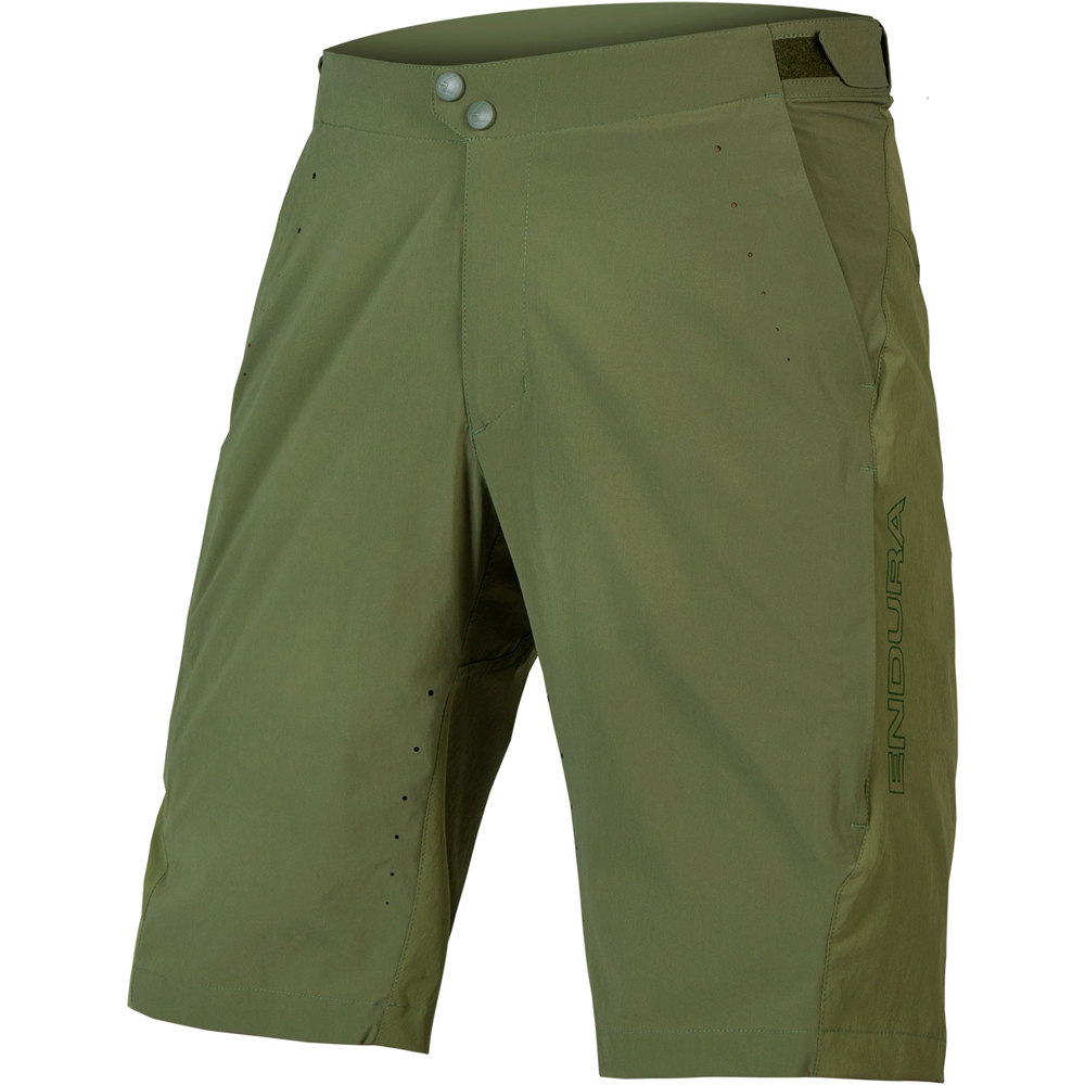 Gv500 pantalón corto ciclismo hombre Verde (S)
