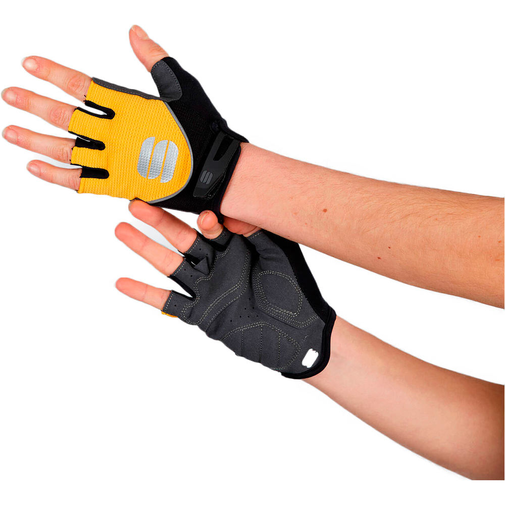 Neo guantes cortos ciclismo Amarillo (L)