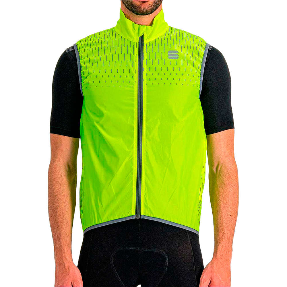 Reflex chaleco ciclismo hombre Amarillo (XXL)