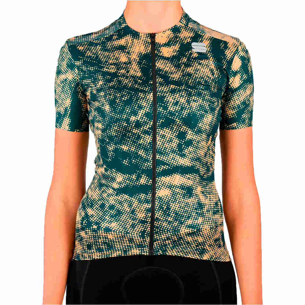 Escape supergiara maillot manga corta mujer Azul (L)