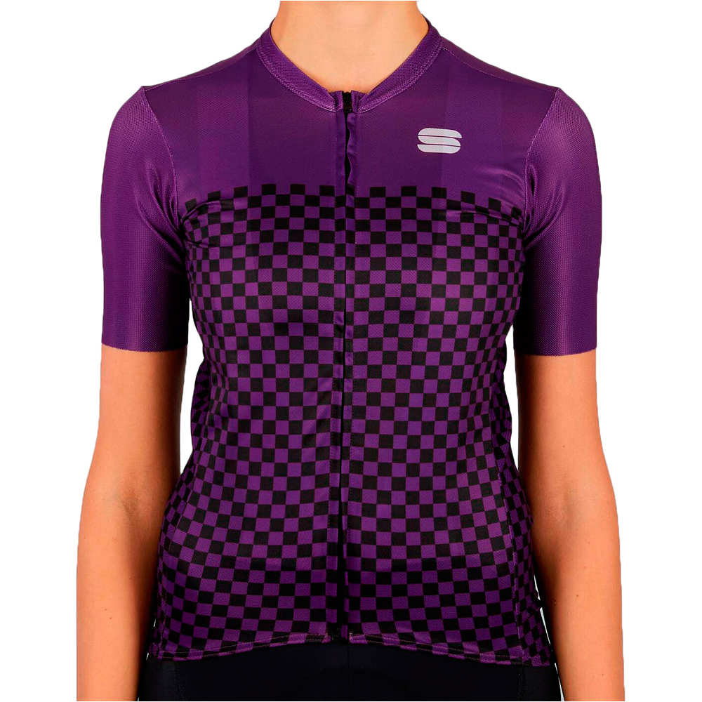 Checkmate maillot manga corta mujer Lila (M)