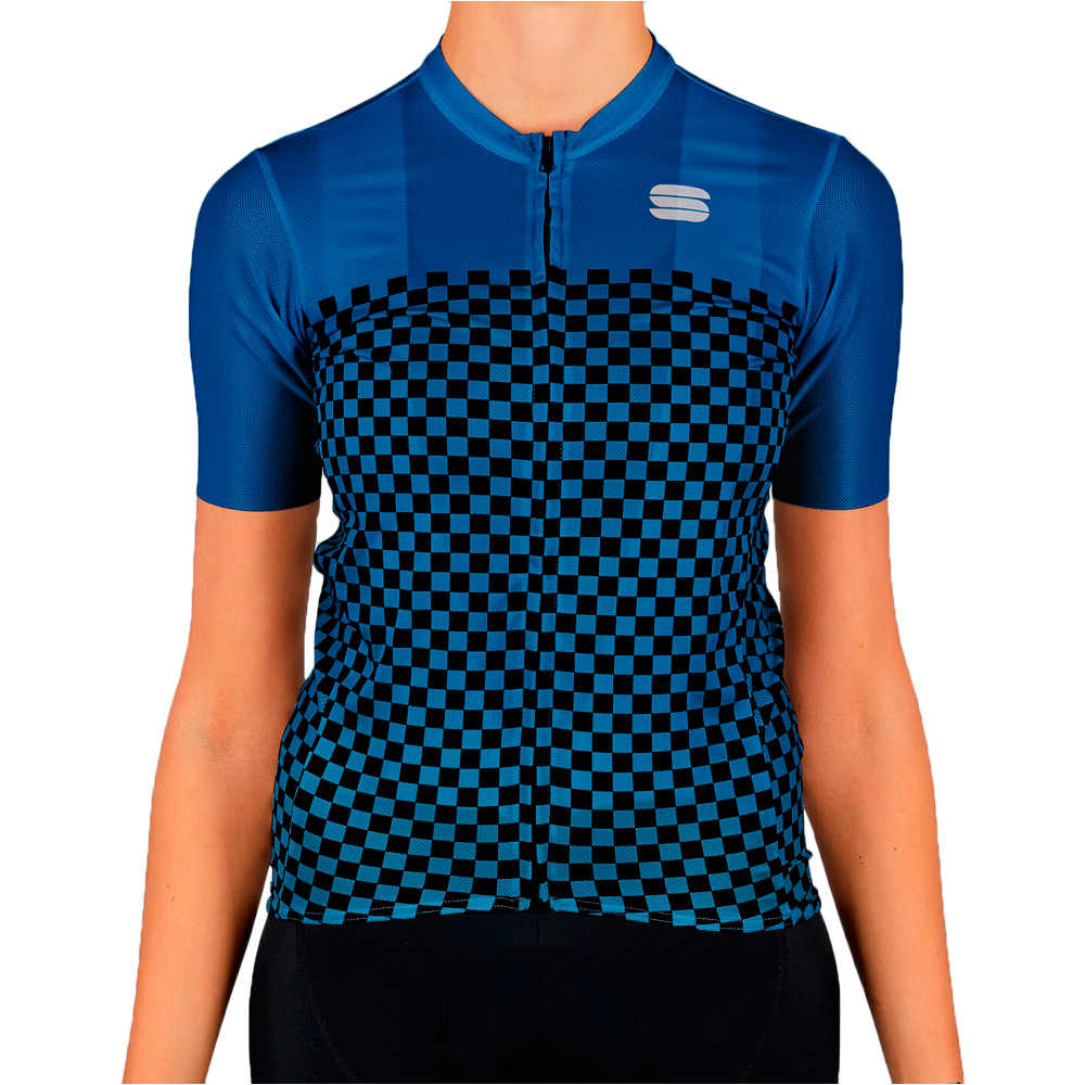 Sportful maillot manga corta mujer CHECKMATE W JERSEY vista frontal