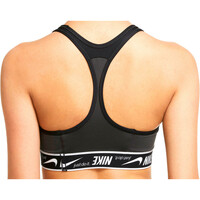 Nike sujetadores deportivos W NK DF SWSH LOGO BRA vista trasera