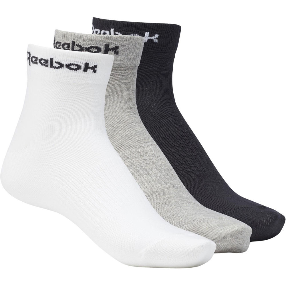 Reebok calcetines deportivos ACT CORE ANKLE SOCK 3P vista frontal