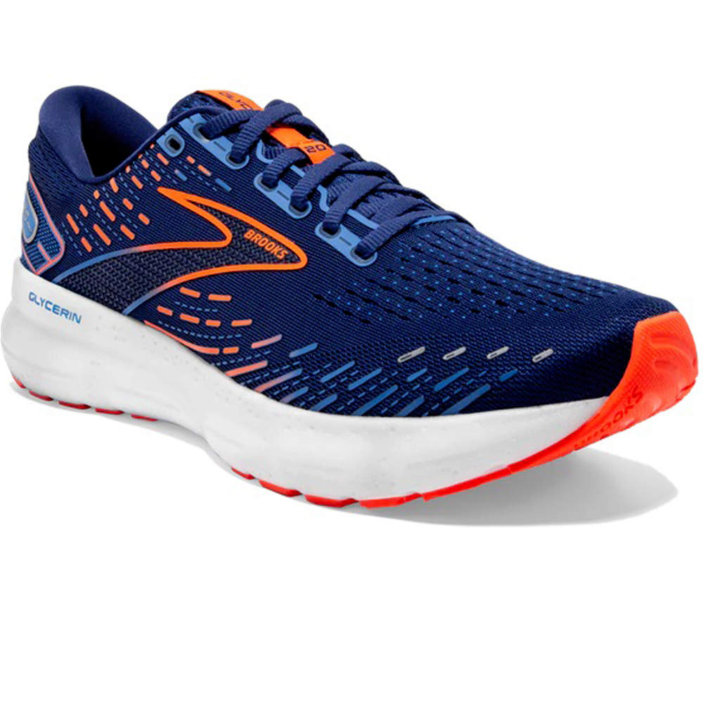 Brooks zapatilla running hombre GLYCERIN 20 lateral interior