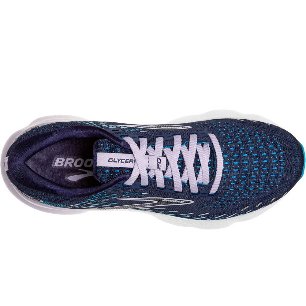 Brooks zapatilla running mujer GLYCERIN 20 vista superior