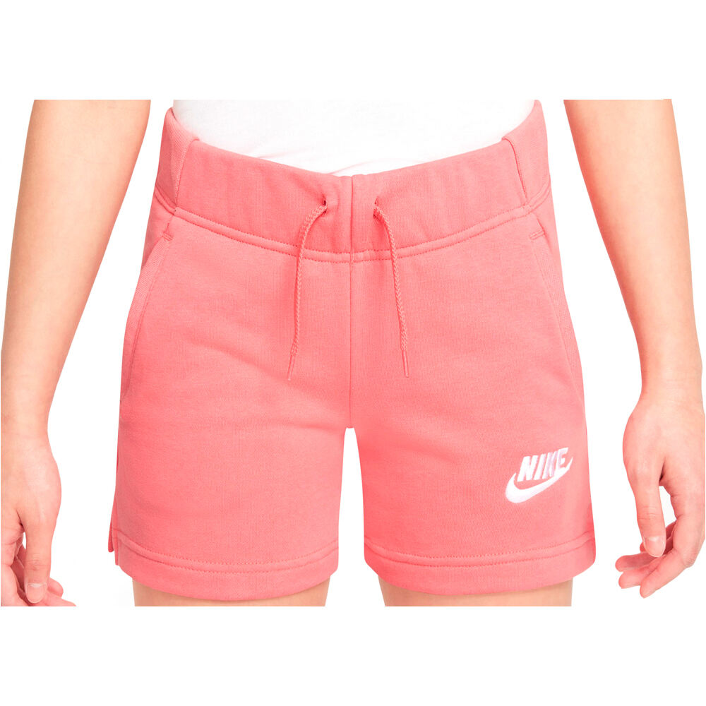 Nike bermuda niña X_G NSW CLUB FT 5 IN SHORT vista frontal