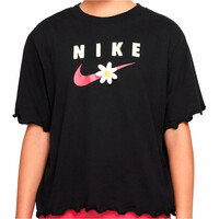 Nike camiseta manga corta niña X_G NSW TEE ENERGY BOXY FRILLY vista frontal