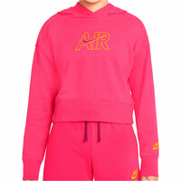 Nike sudadera niña G NSW AIR FT CROP HOODIE vista frontal